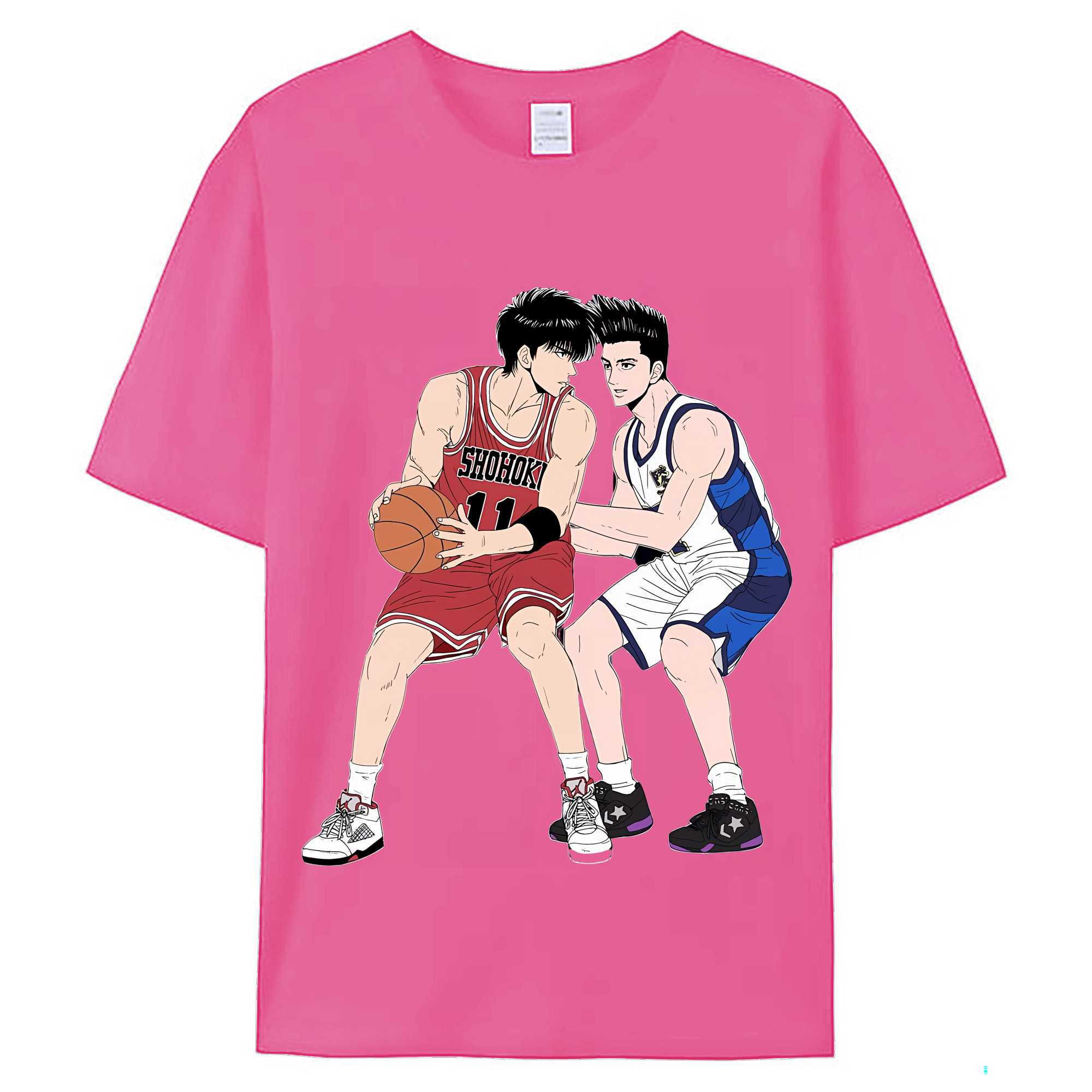 （画像用） SLAM DUNK／スラムダンク レディースカジュアルプリントTシャツ（綿100％）